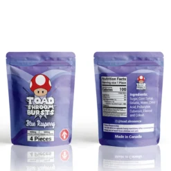 Toad Blue Raspberry Gummies - Magic Mushroom Edibles - Black Sheep Delivery
