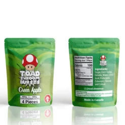 Toad Shroom Green Apple Gummies - Magic Mushroom Edibles - Black Sheep Delivery
